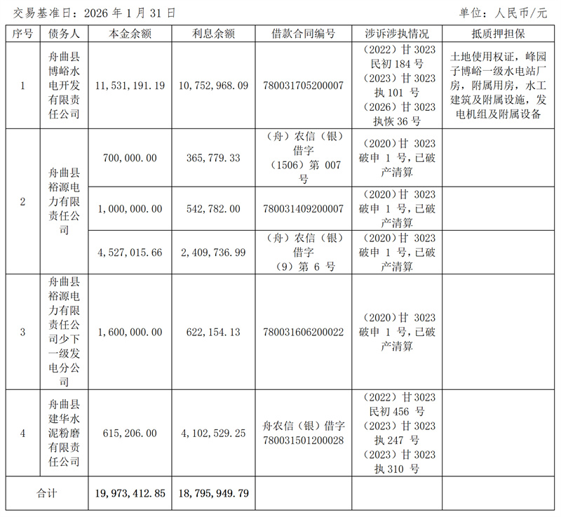 南宫NG28关于舟曲县博峪水电开发有限责任公司等4户债权项目营销及处置公告_02.jpg